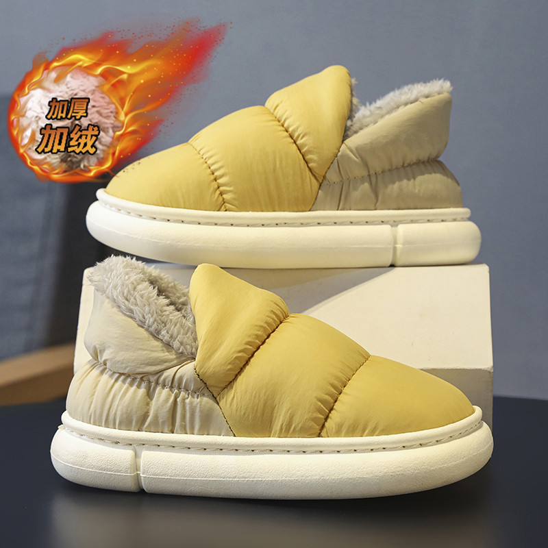 Cizme de iarnă calde de pluș pentru bărbați, femei, cizme casual plate, în aer liber, pentru bărbați, confort, pantofi de iarnă, impermeabili, pentru părinți-copil.