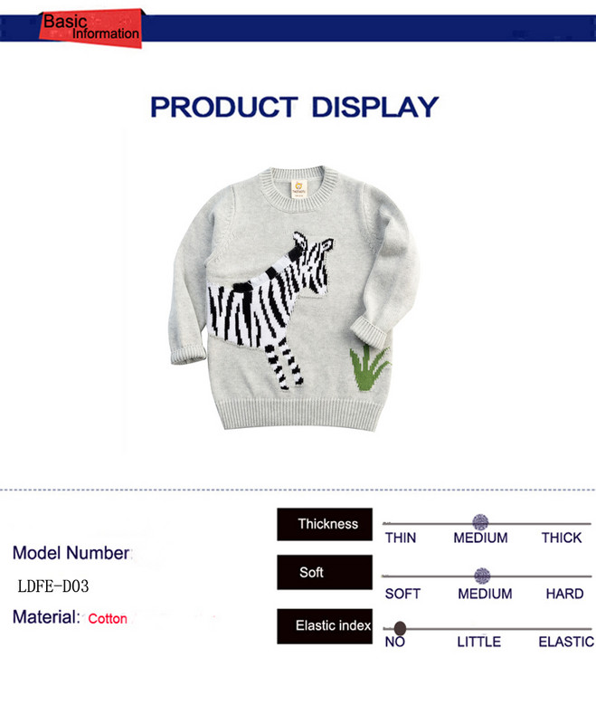27 last Väikelapsed Beebi kootud kampsun poistele Talveriided Laste džemprid Topid Sebra mustriga Pullovers Mantel 2–7 aastat