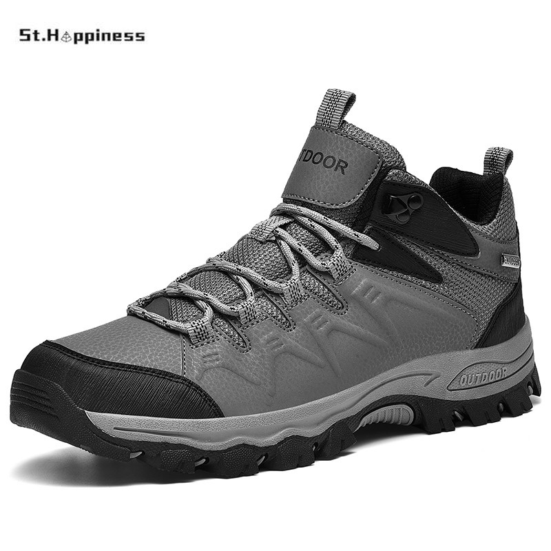 Õues hingavad meeste saapad Sügismood Kausaalsed tossud Kingad Suured Mugavad meeste saapad Klassikalised matkasaapad