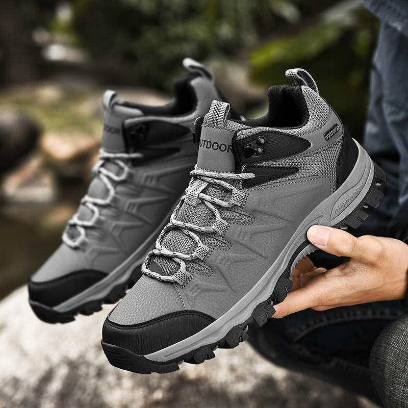 Õues hingavad meeste saapad Sügismood Kausaalsed tossud Kingad Suured Mugavad meeste saapad Klassikalised matkasaapad