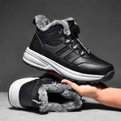 2023. aasta talvised nahast saapad Meeste jalanõud Veekindlad saapad Meeste plüüsis Hoia soojas Tossud Mees Õues Pahkluu Lumesaapad Vabaajajalatsid