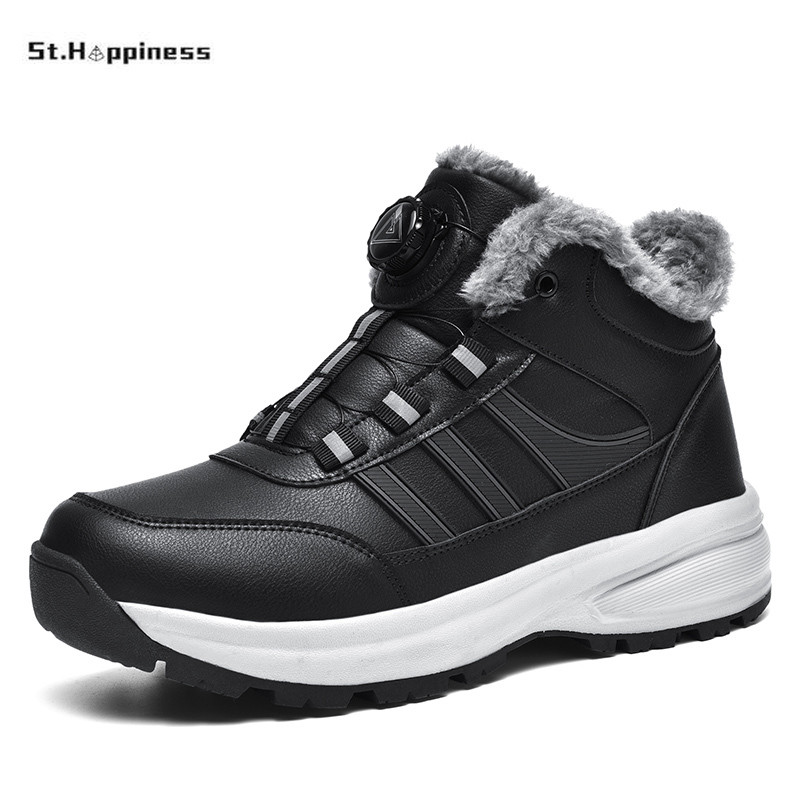 2023. aasta talvised nahast saapad Meeste jalanõud Veekindlad saapad Meeste plüüsis Hoia soojas Tossud Mees Õues Pahkluu Lumesaapad Vabaajajalatsid