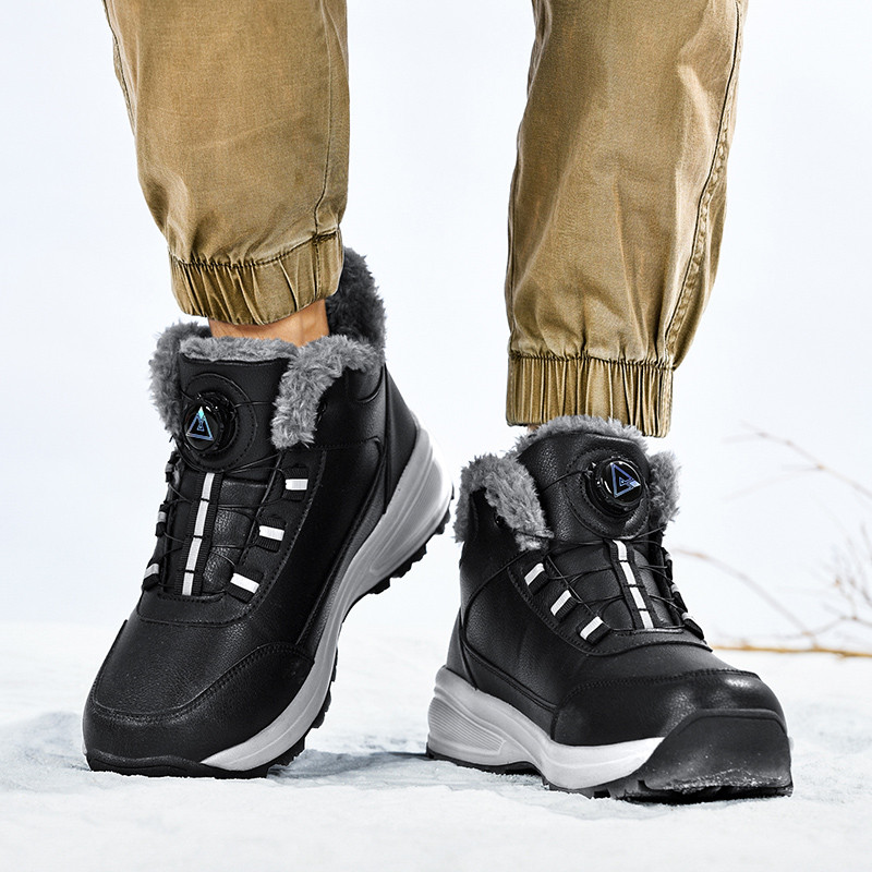 2023. aasta talvised nahast saapad Meeste jalanõud Veekindlad saapad Meeste plüüsis Hoia soojas Tossud Mees Õues Pahkluu Lumesaapad Vabaajajalatsid