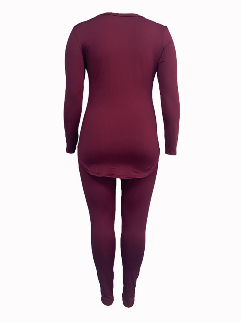 LW Plus Size Două piese Set Buzunar Design Model Leopard Print Skinny Două Piese Set Pantaloni Toamnă Iarnă Casual 2pcs Trening