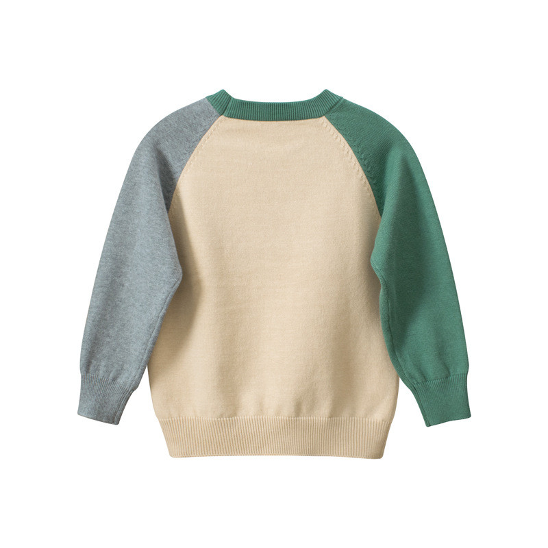 2023. aasta kevad-sügis Laste kampsunid, poisid, tüdrukud, kootud džemprid, pikkade varrukatega lapitööd, lasteriided