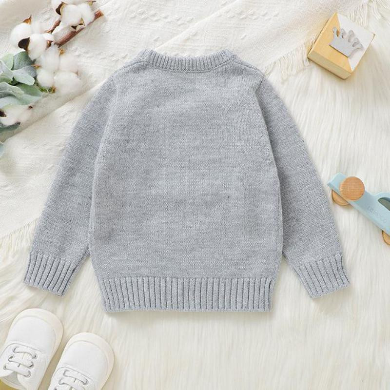 Nou Toamnă Iarnă Crăciun Tricot Copii Copii Băiat Desene Animat Mașină Pulover Tricotat Fată Moda Sugari Casual Topuri calde