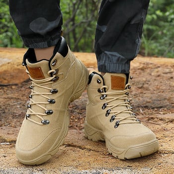 Ανδρικά παπούτσια Tactical Army Boots Ανδρικά στρατιωτικά παπούτσια αναρρίχησης στην έρημο Παπούτσια πεζοπορίας αδιάβροχα Παπούτσια ασφαλείας Αστραγάλο Ανδρικά παπούτσια εξωτερικού χώρου