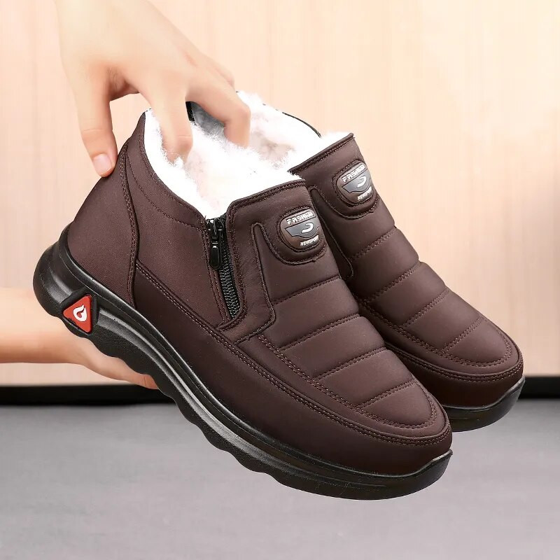 2023. aasta sügis- ja talve uued meeste plüüsid, paksendatud, soojad, mugavad, libisemisvastased, veekindlad puuvillased kingad