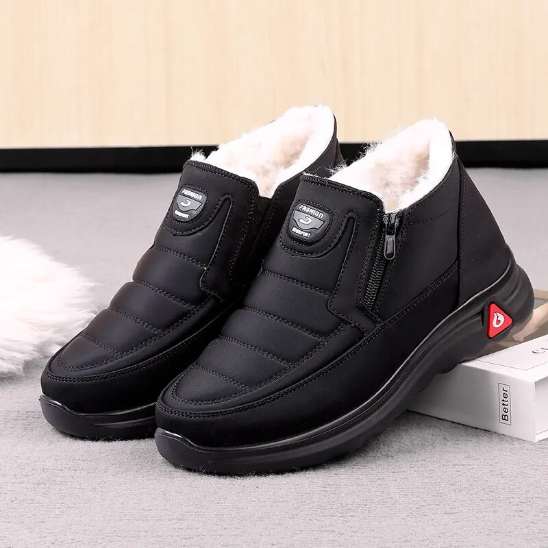 2023. aasta sügis- ja talve uued meeste plüüsid, paksendatud, soojad, mugavad, libisemisvastased, veekindlad puuvillased kingad