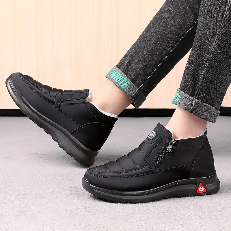 2023. aasta sügis- ja talve uued meeste plüüsid, paksendatud, soojad, mugavad, libisemisvastased, veekindlad puuvillased kingad