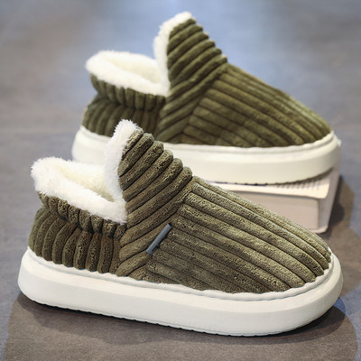 Ανδρικές βαμβακερές παντόφλες 2023 Fashion New Winter Plus Size 38-45 Casual βελούδινα παπούτσια Ζεστά βελούδινα αθλητικά παπούτσια Ανδρικά μποτάκια χιονιού