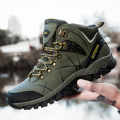 Uus mood Talvised Meeste Saapad Meeste Veekindlad Poolsaapad Õues Libisemiskindlad Matkasaapad Meeste Tossud Tööjalatsid Jalatsid Suur suurus