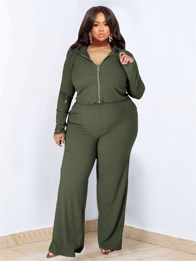 Wmstar Plus Size 2-osaline komplekt Naiste rõivad pikkade varrukatega topid Vesti ja pükste komplektid Retuusid Sobiv komplekt Hulgimüük Dropshopping