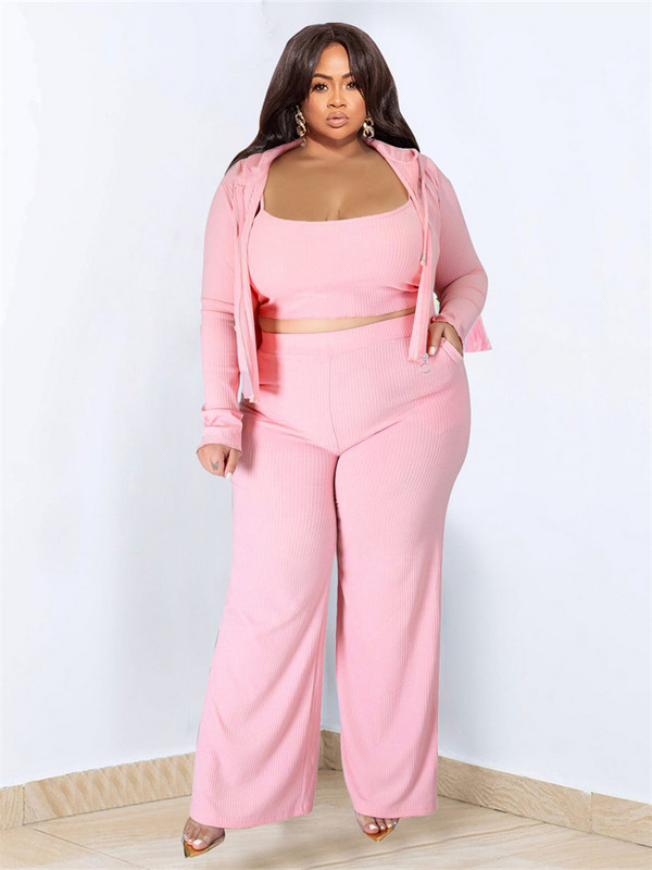 Wmstar Plus Size 2-osaline komplekt Naiste rõivad pikkade varrukatega topid Vesti ja pükste komplektid Retuusid Sobiv komplekt Hulgimüük Dropshopping