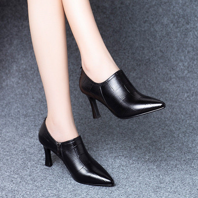 Cresfimix Botas Femininas Brand Botine scurte de toamnă din piele lacuită de înaltă calitate pentru toamnă și iarnă Cizme drăguțe pentru femei A799