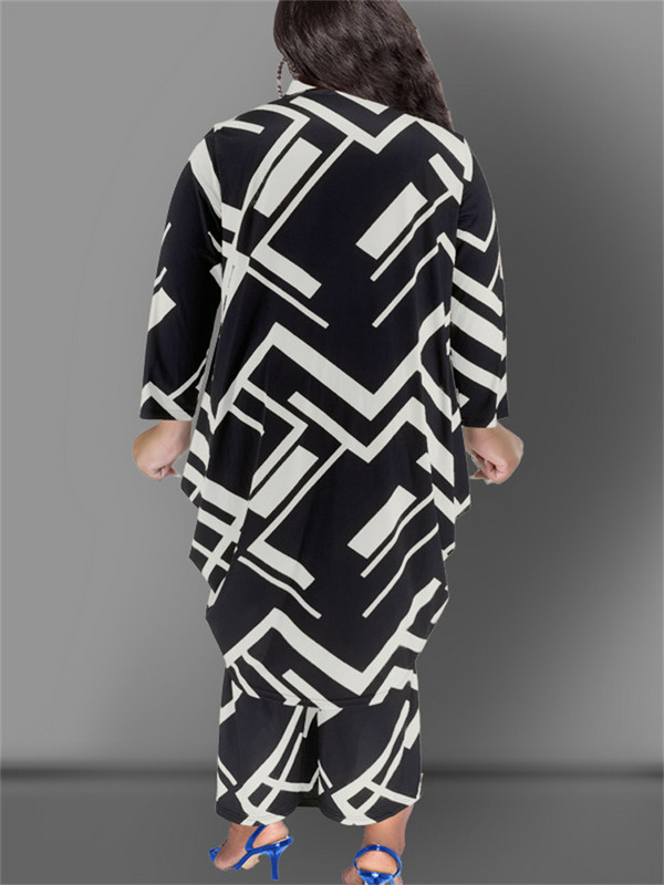 Wmstar Plus Size Two Piece Σετ Γυναικεία μακριά παντελόνια με φαρδύ πόδι Stretch Νέο σε φθινοπωρινή μόδα ασορτί κοστούμι Χονδρική Dropshipping