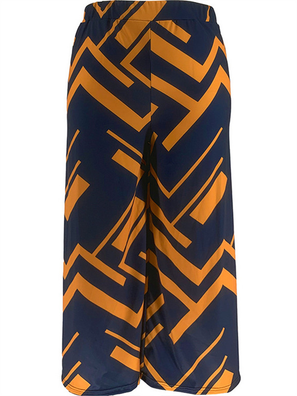 Wmstar Plus Size Two Piece Σετ Γυναικεία μακριά παντελόνια με φαρδύ πόδι Stretch Νέο σε φθινοπωρινή μόδα ασορτί κοστούμι Χονδρική Dropshipping