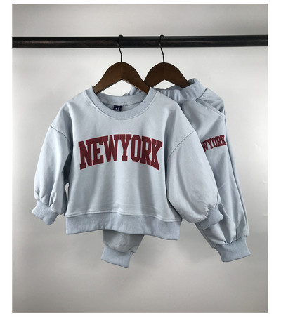 Kūdikių mergaičių berniukų palaidi treniruočių megztiniai + elastiniai sportinių kelnių rinkiniai vaikiški sportinio kostiumo vaikiški megztiniai kelnaičių bėgimo rinkinys 1–8 m.