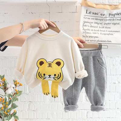 Βρεφικά αγόρια σετ ρούχων για κορίτσια 2022 Φθινόπωρο Παιδικά ρούχα Ρούχα Βρεφικά κινούμενα σχέδια Tiger T Μπλουζάκι Παντελόνι 2 τμχ Κοστούμι Παιδικά αθλητικά