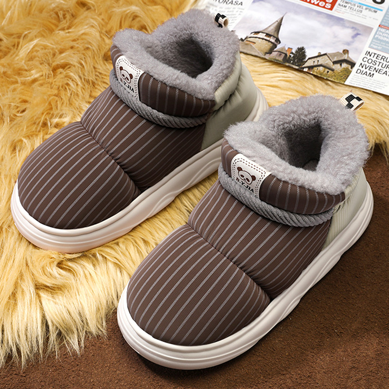 Μπότες Ανδρικά Snow Outdoor Ανδρικά Παπούτσια Ανδρικά Χειμερινά Μποτάκια Ελαφρύ βελούδινο ζεστό ψηλό βαμβάκι Παπούτσια εργασίας για το σπίτι Παπούτσια Drop Shop