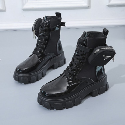 Νέες λευκές μπότες Χειμερινά Παπούτσια Γυναικεία Μπότες Ankel Μπότες Goth Παπούτσια Πλατφόρμα Μποτάκια Snow Booties Γυναικεία Μεγάλο Μέγεθος Warm Botas