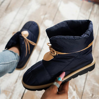 Naiste Uggs Winter 2022 uued pehmed mugavad puuvillased saapad ümarate otstega soojaks