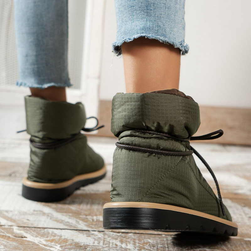 Naiste Uggs Winter 2022 uued pehmed mugavad puuvillased saapad ümarate otstega soojaks