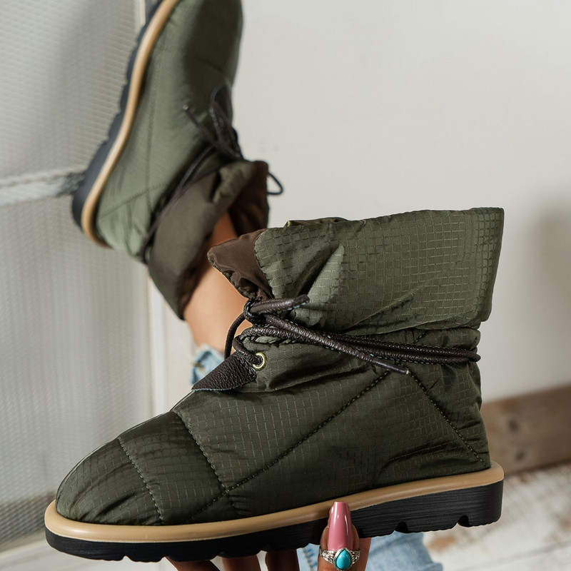 Naiste Uggs Winter 2022 uued pehmed mugavad puuvillased saapad ümarate otstega soojaks