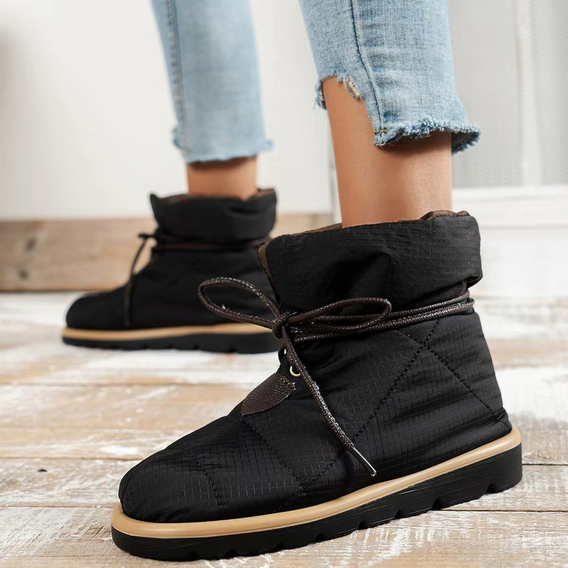 Naiste Uggs Winter 2022 uued pehmed mugavad puuvillased saapad ümarate otstega soojaks