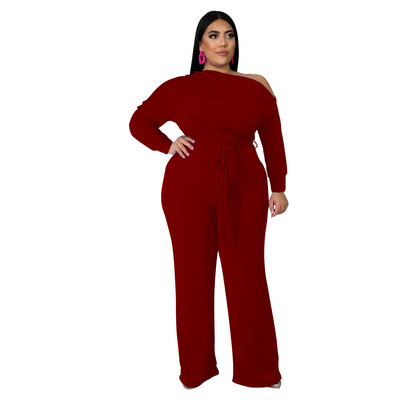 WSFEC XL-5XL Plus Size Γυναικεία Ρούχα Σετ δύο τεμαχίων Φθινοπωρινά ρούχα 2022 Μακρυμάνικα γυναικεία παντελόνια Dropshipping Χονδρική