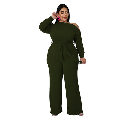 WSFEC XL-5XL Plus Size Γυναικεία Ρούχα Σετ δύο τεμαχίων Φθινοπωρινά ρούχα 2022 Μακρυμάνικα γυναικεία παντελόνια Dropshipping Χονδρική
