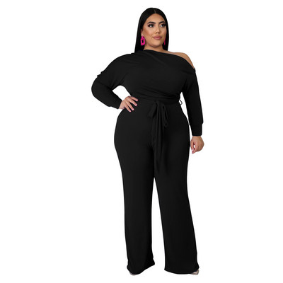 WSFEC XL-5XL Plus Size Γυναικεία Ρούχα Σετ δύο τεμαχίων Φθινοπωρινά ρούχα 2022 Μακρυμάνικα γυναικεία παντελόνια Dropshipping Χονδρική