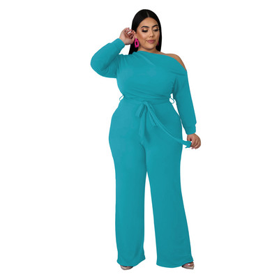 WSFEC XL-5XL Plus Size Γυναικεία Ρούχα Σετ δύο τεμαχίων Φθινοπωρινά ρούχα 2022 Μακρυμάνικα γυναικεία παντελόνια Dropshipping Χονδρική