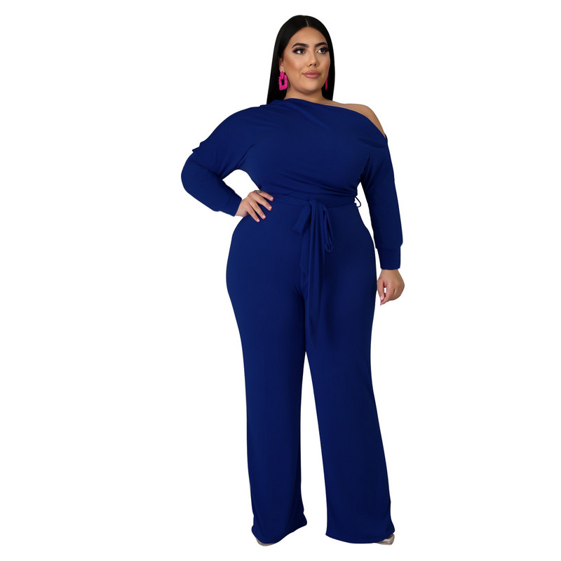 WSFEC XL-5XL Plus Size Γυναικεία Ρούχα Σετ δύο τεμαχίων Φθινοπωρινά ρούχα 2022 Μακρυμάνικα γυναικεία παντελόνια Dropshipping Χονδρική