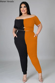 Active Plus Size XL-4XL Naiste spordidress, moodne väljalõigatud kärbitud topid ja püksid, jooga sobivad kahe 2-osalise komplektiga Jogger dressipluus