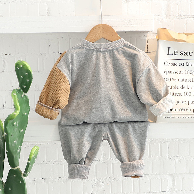 Βρεφικά ρούχα 2022 Άνοιξη για μωρά αγόρια Σετ ρουχισμού Παιδικά κινούμενα σχέδια Dinosaur T Μπλουζάκι Παντελόνι Παιδικά ρούχα Παιδική φόρμα