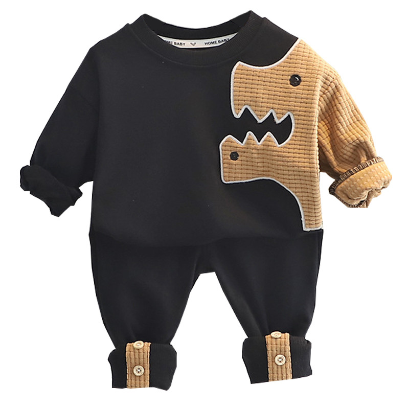 Βρεφικά ρούχα 2022 Άνοιξη για μωρά αγόρια Σετ ρουχισμού Παιδικά κινούμενα σχέδια Dinosaur T Μπλουζάκι Παντελόνι Παιδικά ρούχα Παιδική φόρμα