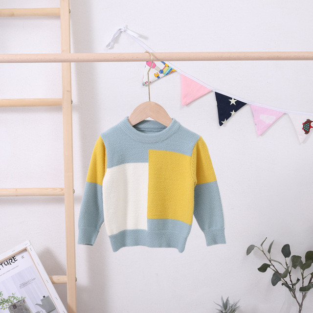 Îmbrăcăminte de primăvară pentru copii, nou, colorat, toamnă iarnă, pulover din bumbac, îmbrăcăminte pentru copii, băieți, fete, tricotat, cardigan