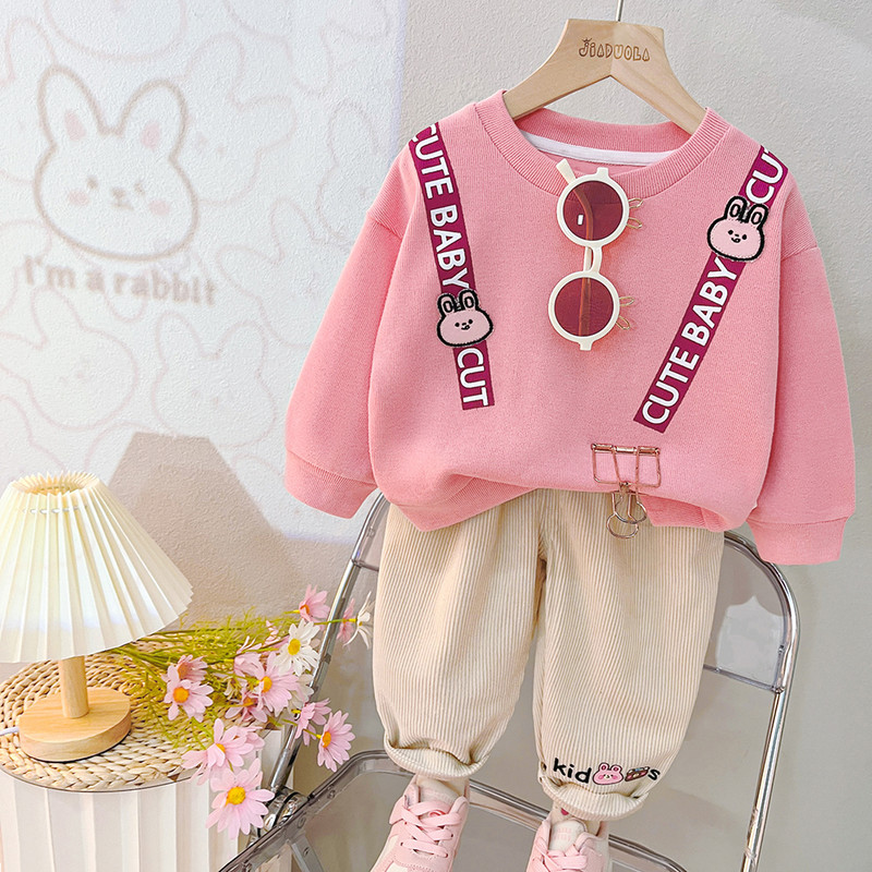 Laste rõivakomplektid poistele dressipluusid püksid sügise tüdrukud dressiülikond Multifilmid lapsed spordirõivad imikute riided komplektid