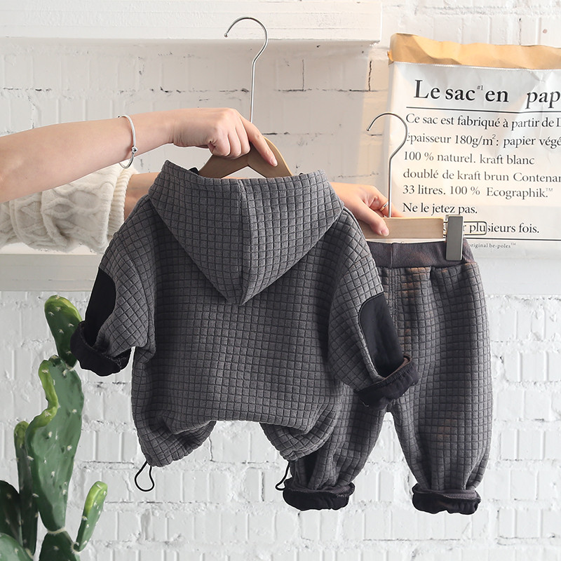 Βρεφικά αγόρια σετ ρούχων για κορίτσια 2022 Άνοιξη Παιδικά ρούχα Παιδικά ρούχα Βρεφικά παντελόνια με κουκούλα 2 τεμαχίων Κοστούμι Αθλητικά Παιδικά ρούχα