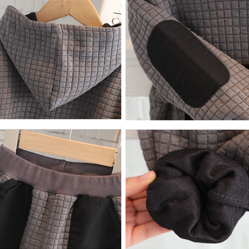 Βρεφικά αγόρια σετ ρούχων για κορίτσια 2022 Άνοιξη Παιδικά ρούχα Παιδικά ρούχα Βρεφικά παντελόνια με κουκούλα 2 τεμαχίων Κοστούμι Αθλητικά Παιδικά ρούχα