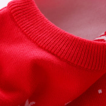 Χριστουγεννιάτικο πλεκτό πουλόβερ αγόρια κορίτσια 2023 Παιδικά χειμερινά κορυφαία ρούχα Παιδικά φθινοπωρινά ρούχα πουλόβερ πλεκτά εξωτερικά ενδύματα 2 έως 7 ετών