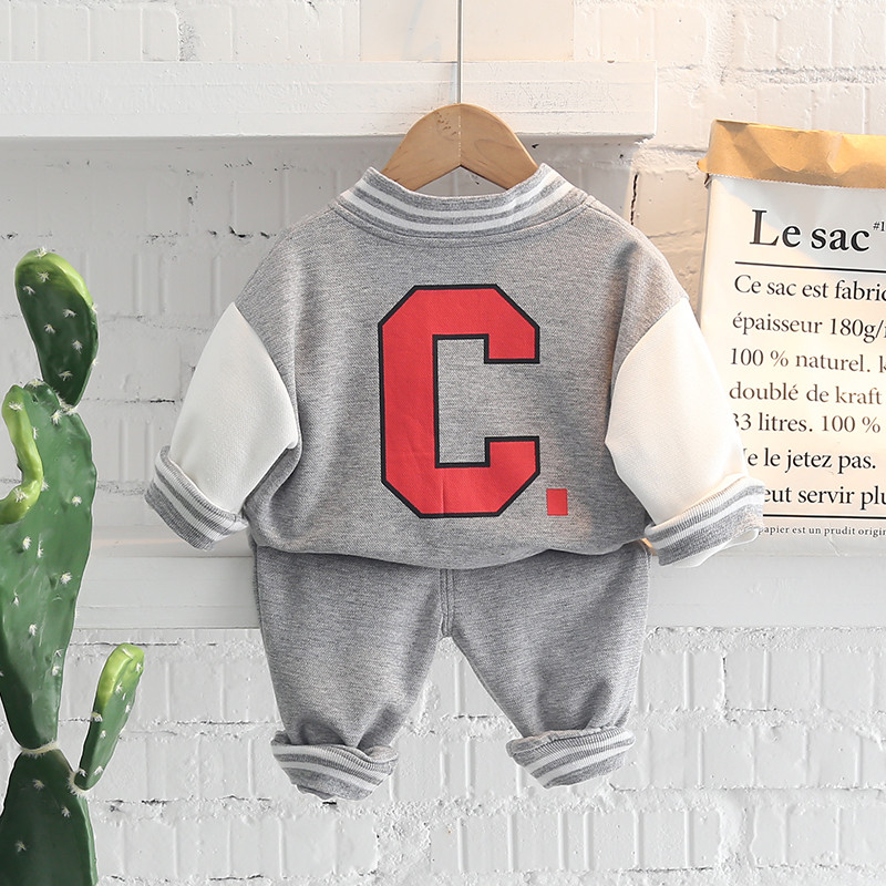 Dječja trenerka Kompleti odjeće za djevojčice i dječake Jesenska odjeća za dojenčad Kaputi Majica Hlače Odijelo od 3 komada Dječja ležerna odjeća