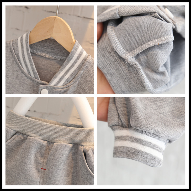 Dječja trenerka Kompleti odjeće za djevojčice i dječake Jesenska odjeća za dojenčad Kaputi Majica Hlače Odijelo od 3 komada Dječja ležerna odjeća