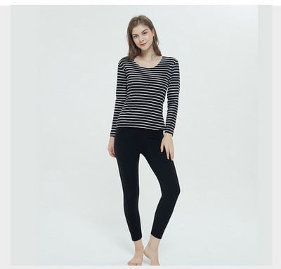 Suures suuruses termopesukomplekt naiste fliisvoodriga pikad Johns külma ilmaga üla- ja alaosa termokomplektid ouc420