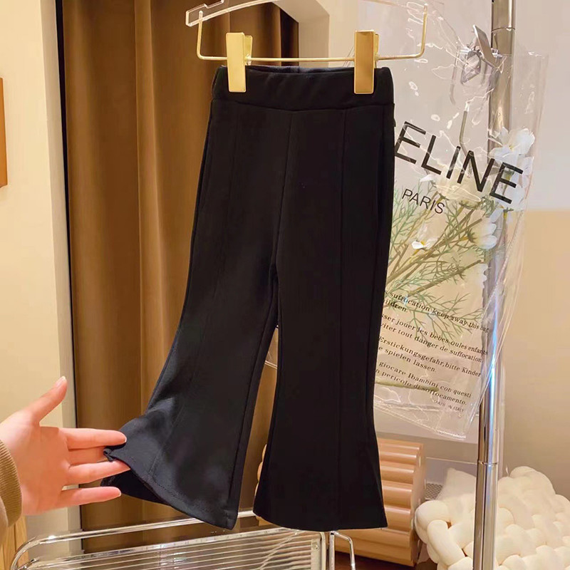 Κορεάτικο ανοιξιάτικο κοστούμι για κορίτσια Σετ μοντέρνο πλεκτό παλτό + φουσκωτό παντελόνι Φθινοπωρινό σετ δύο τεμαχίων Κοριτσίστικο σετ ρούχων πάνω και κάτω