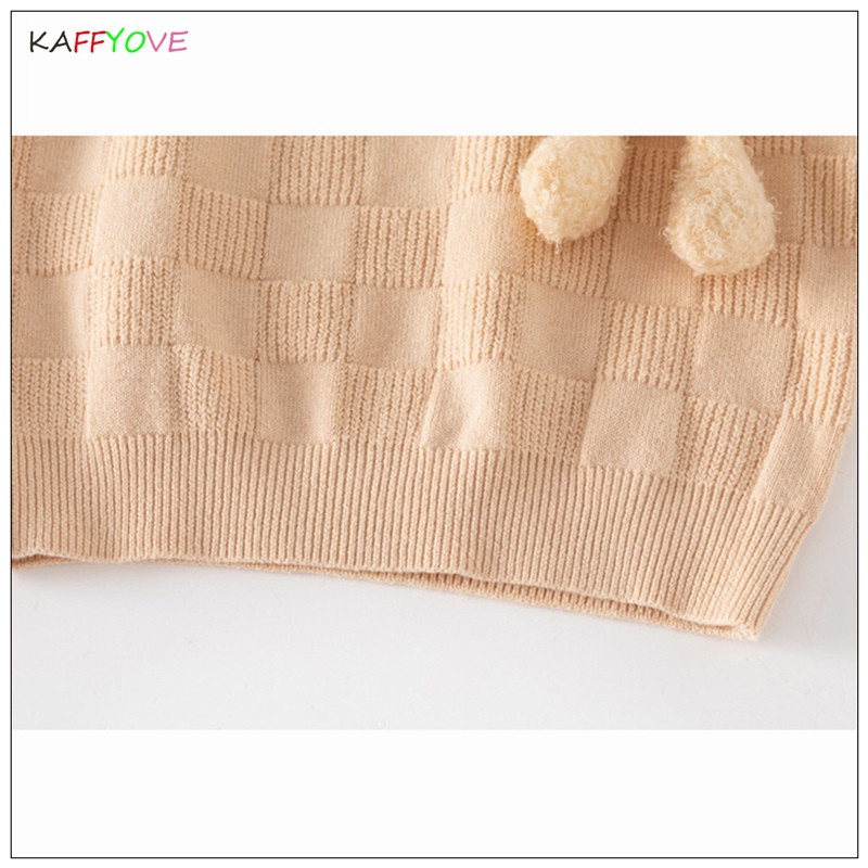 Βρεφικό πουλόβερ Φθινοπωρινό ανοιξιάτικο καρτούν Bear ολόσωμο πλεκτό ζεστό αγόρι κοριτσίστικο χριστουγεννιάτικο χριστουγεννιάτικο παιδικό παλτό πουλόβερ