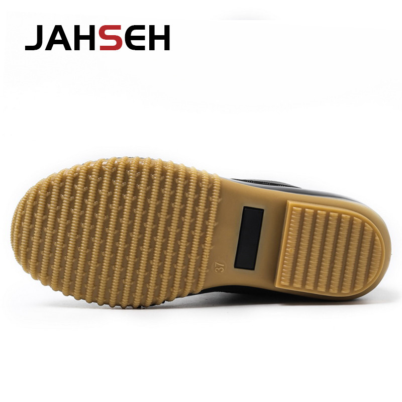 Λούτρινα ζεστά ανδρικά χειμωνιάτικα μπότες για χιόνι Μπότες πάπιας Unisex αδιάβροχες μπότες βροχής από καουτσούκ με κορδόνια μέχρι τον αστράγαλο Παπούτσια μόδας για περπάτημα