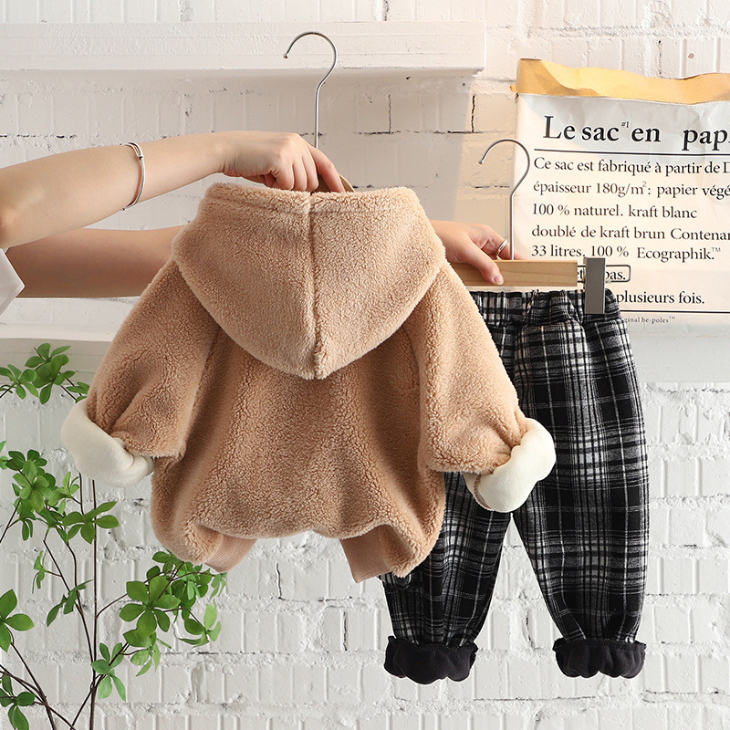 Bebeluși băieți Fete Seturi de îmbrăcăminte Primăvară Toamnă Haine pentru sugari Ținute Copii Desene animate Urs Pulover Pantaloni Îmbrăcăminte sport pentru copii