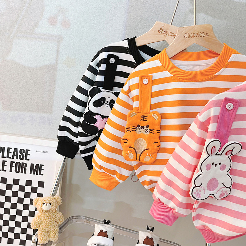 2023. aasta kevad poiste riided Tüdrukute triibuline T-särk Teksad 2 tk. Ülikond Multifilmi Lasteriided Väikelaste 1–4-aastaste rõivaste komplektid